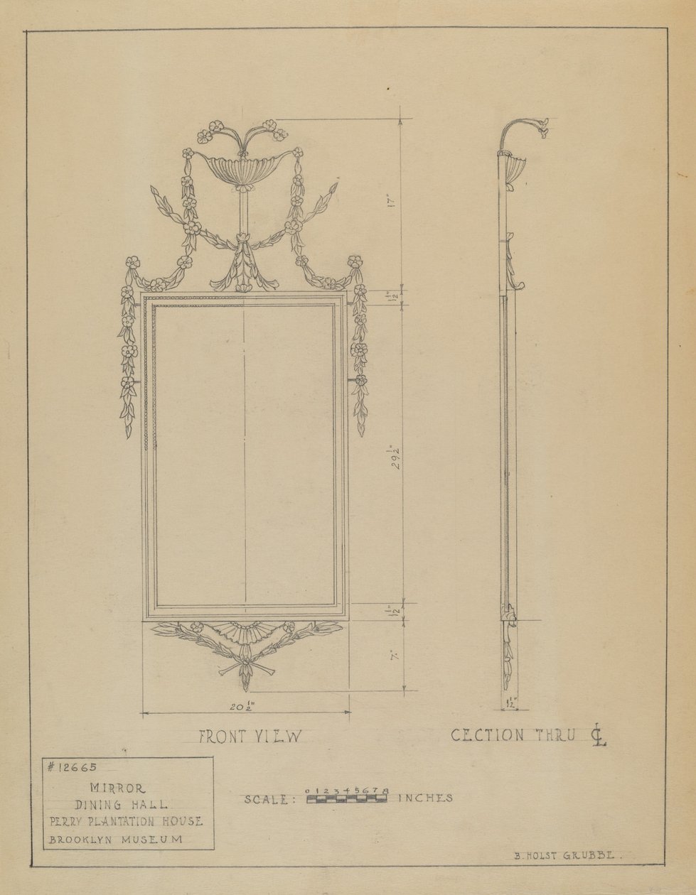 Mirror by B. Holst Grubbe