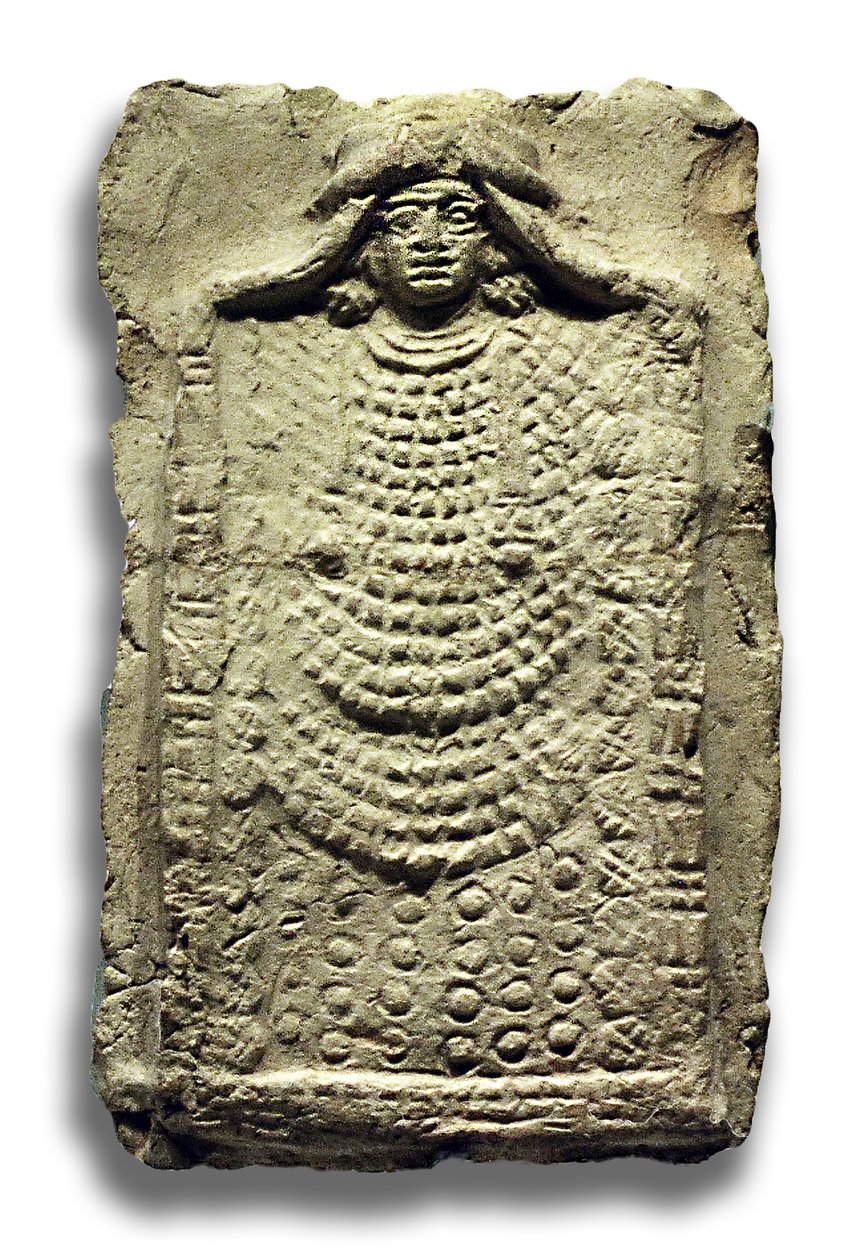 Relief depicting a Babylonian deity by Babylonian