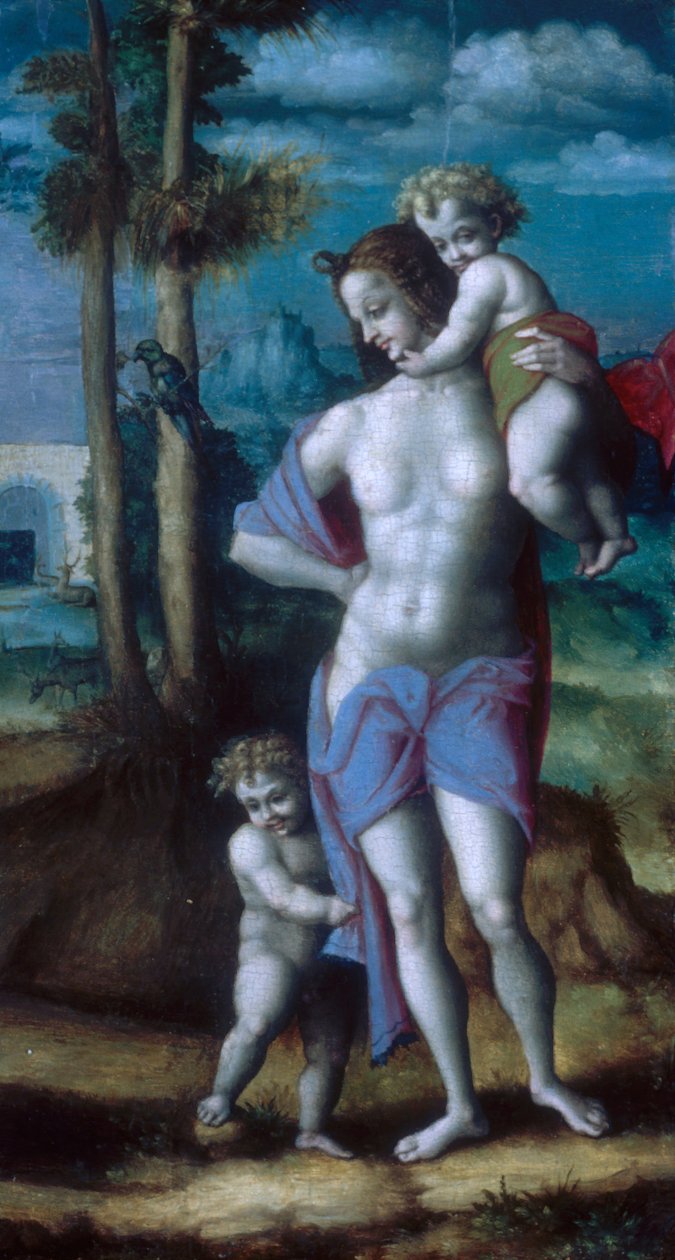 Eve with Cain and Abel by Bacchiacca