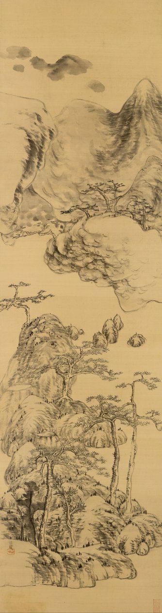 Landscape in the Style of Wu Zhen (1280-1354) by Bada Shanren