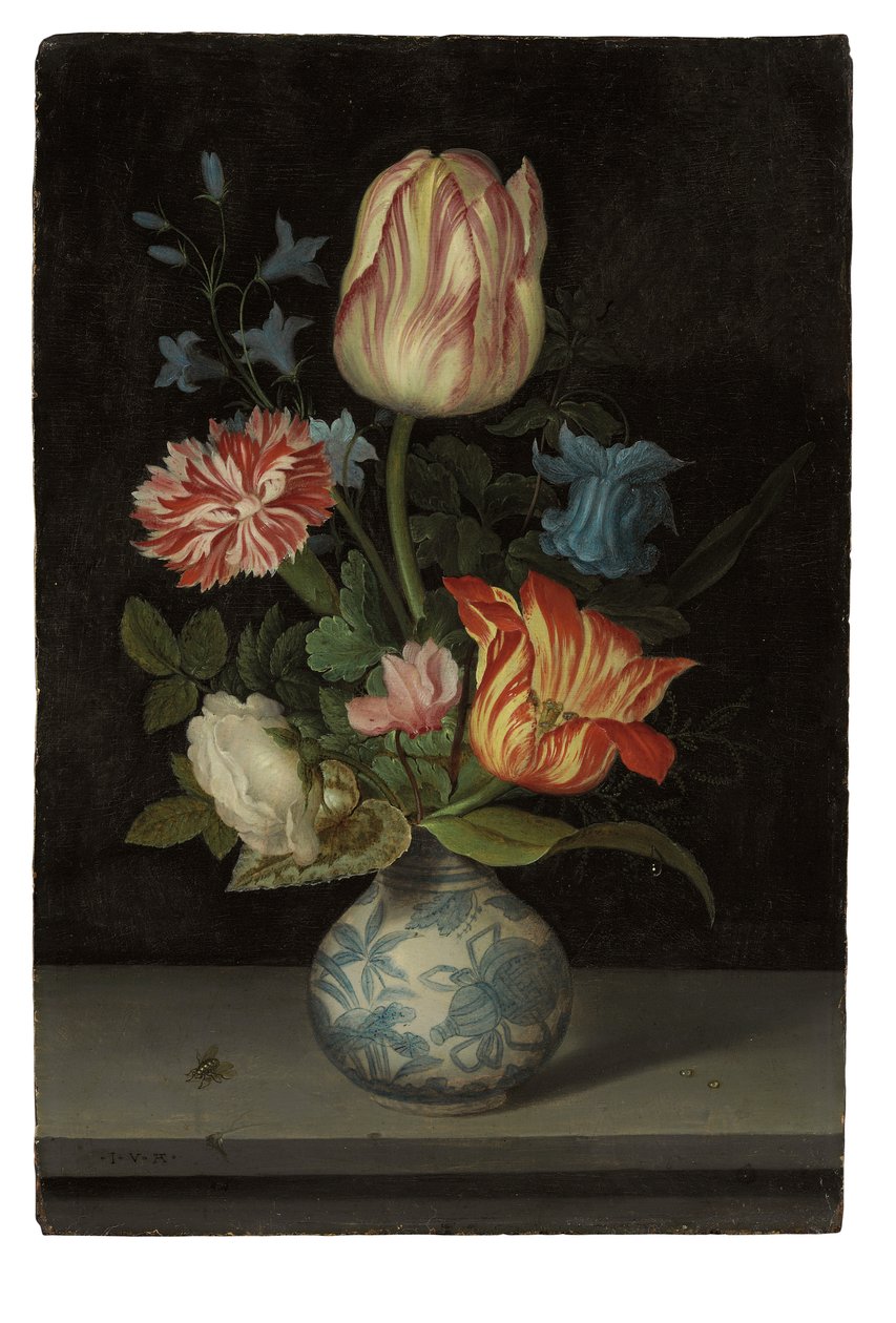 Flowerpiece in a Wanli Vase by Balthasar van der Ast