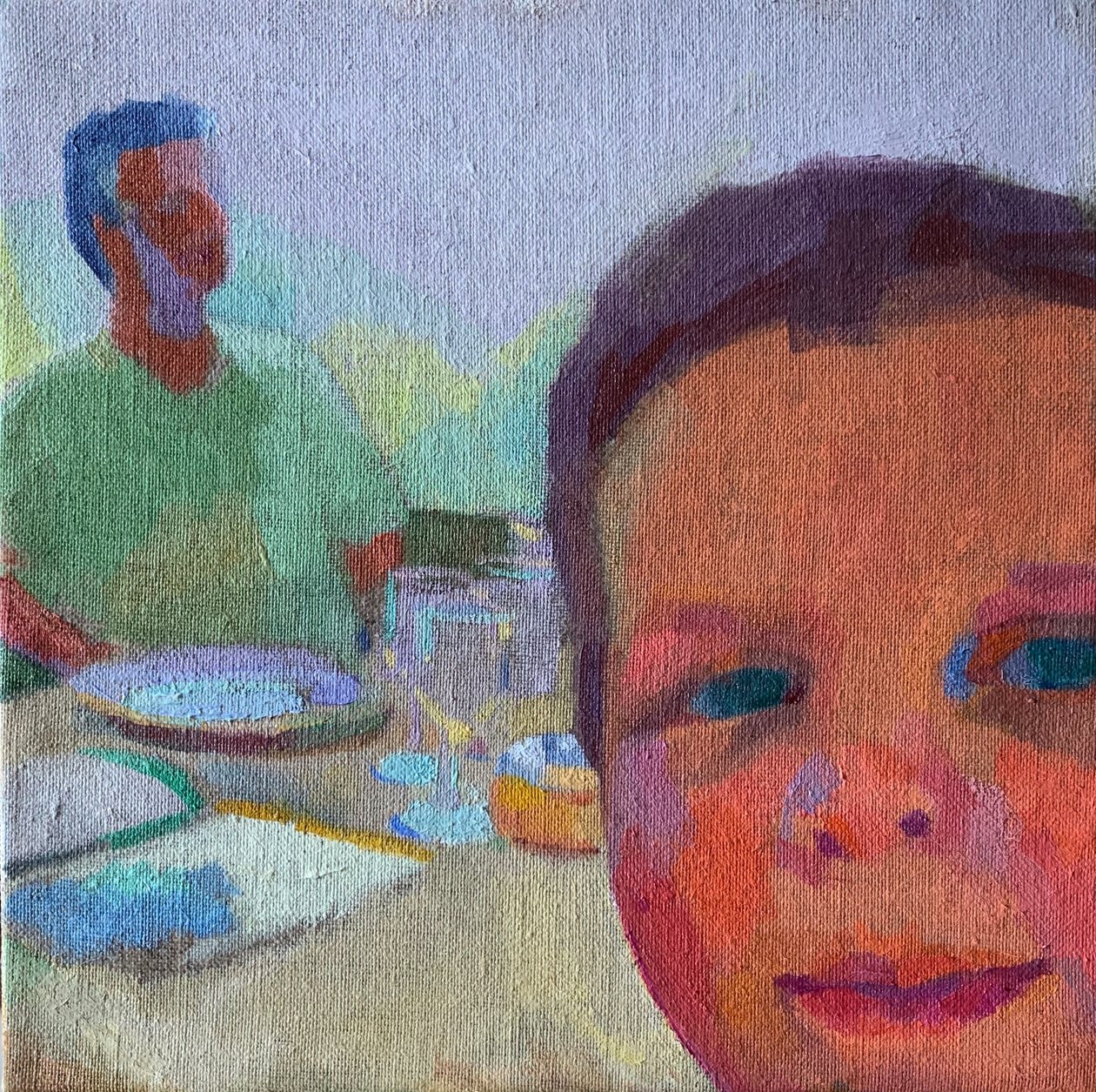 Eyeing up the Icecream, 2029 by Barbara Hoogeweegen
