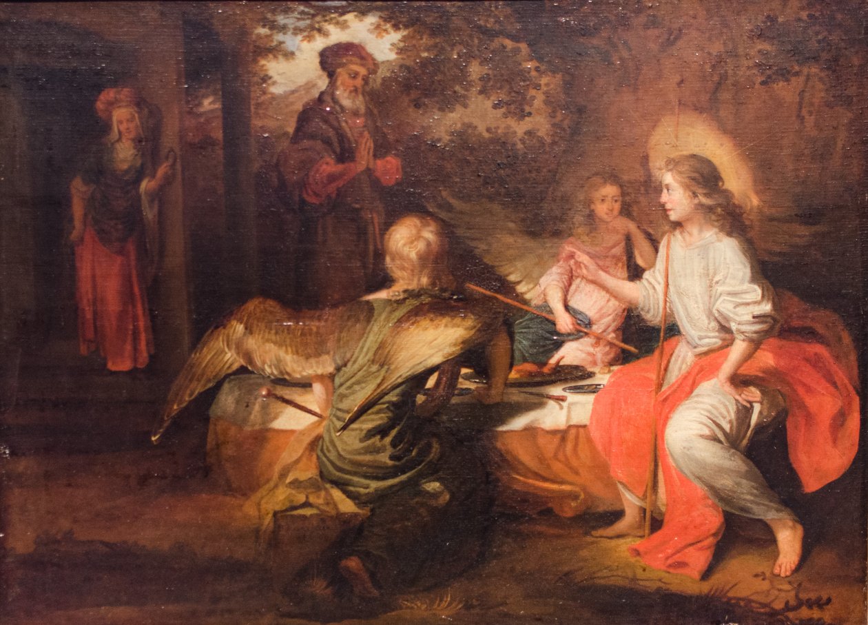The Three Angels with Abraham by Barent Fabritius