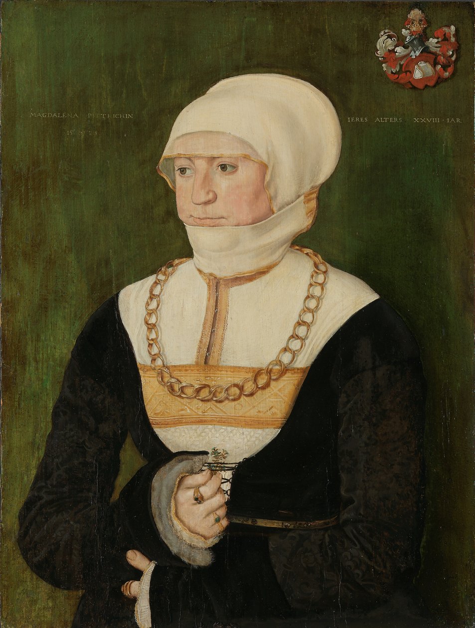 Portrait of Magdalena Pittrichin by Barthel Beham