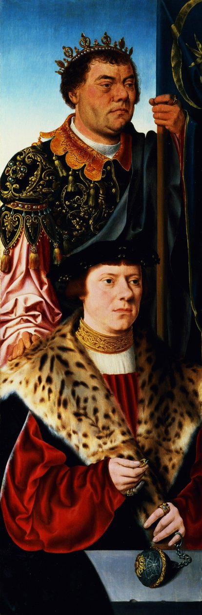 St. Maurice (left panel of a triptych) by Bartholomaeus Bruyn