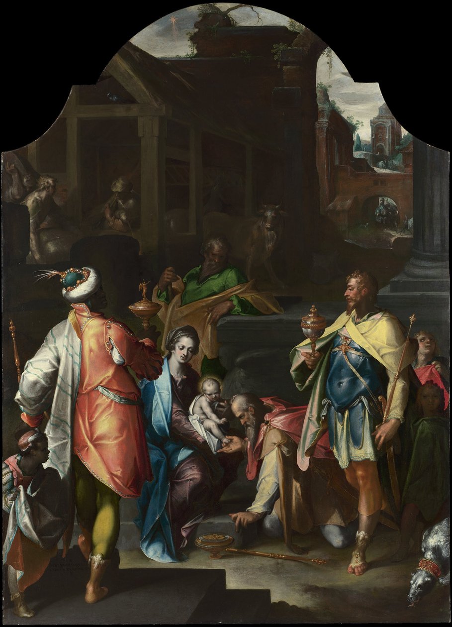 The Adoration of the Kings by Bartholomaeus Spranger