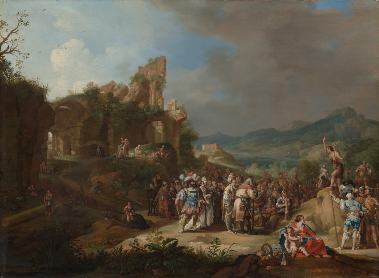 The Preaching of John the Baptist by Bartholomeus Breenbergh