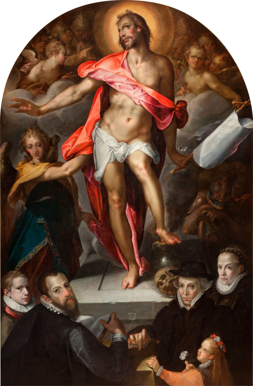Epitaph of Goldsmith Nicolas Müller of Prague by Bartholomaeus Spranger