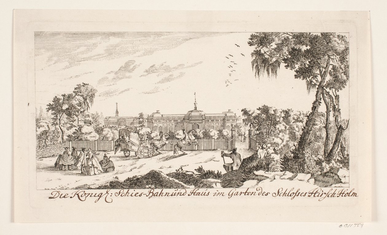 The Shooting Range at Hørsholm Castle by Bartholomæus Roque