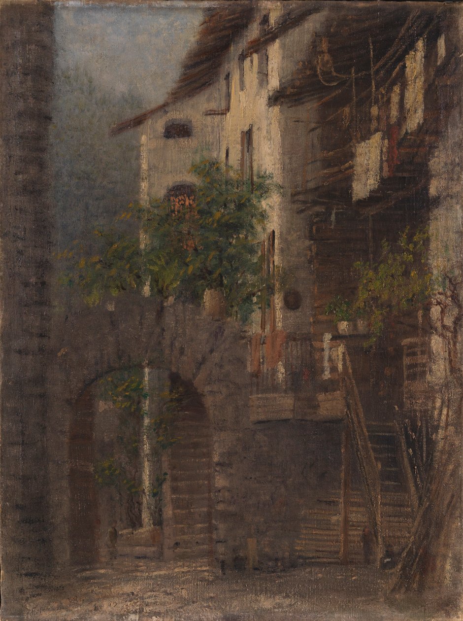 Huts in Val di Non by Bartolomeo Bezzi