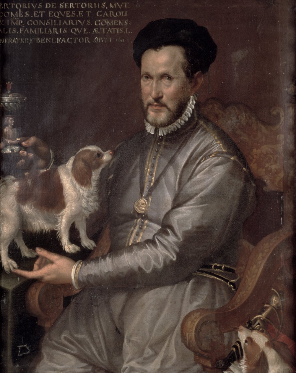 Portrait of Count Sertorio by Bartolomeo Passarotti