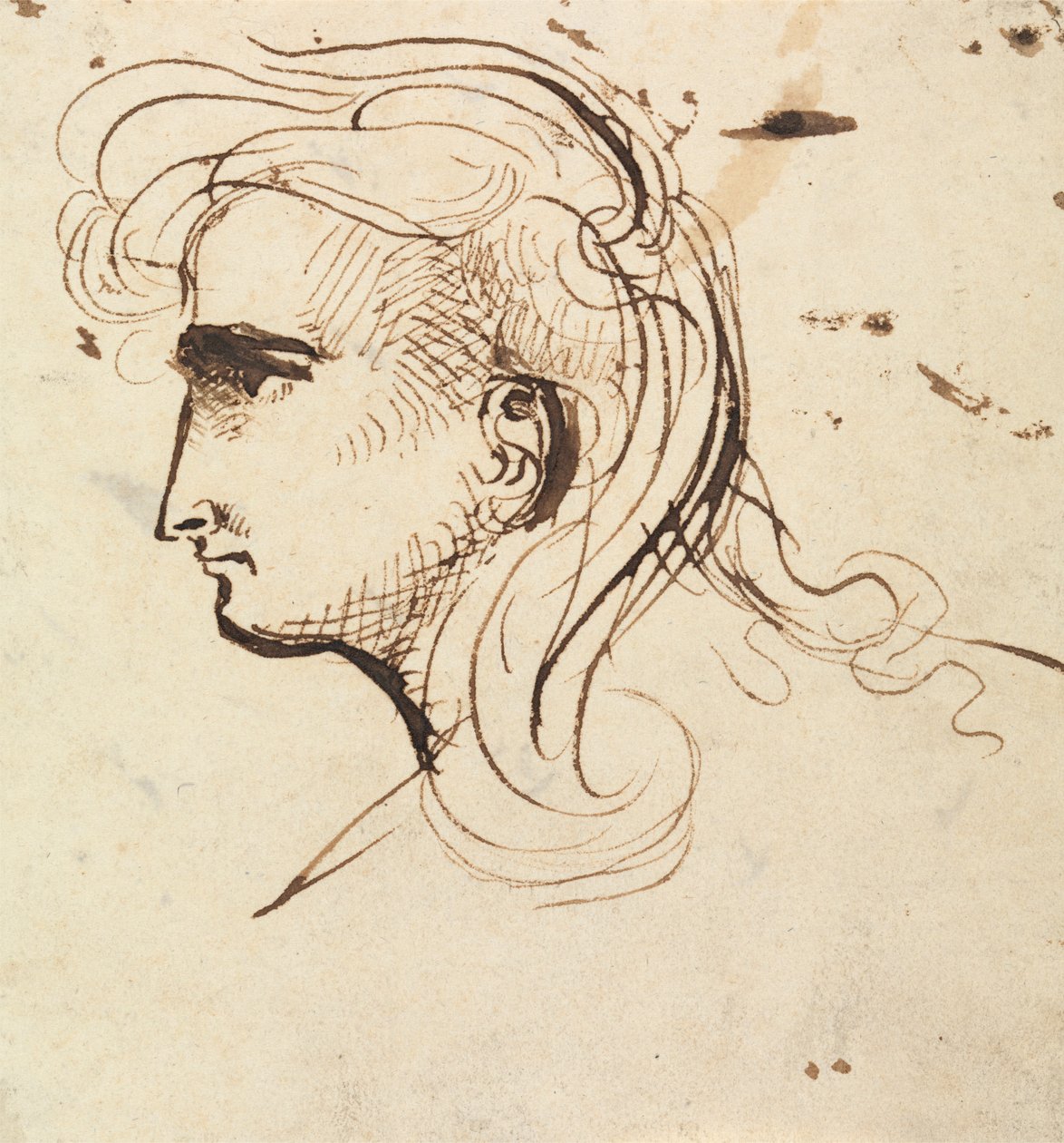 Head Study by Benjamin Robert Haydon