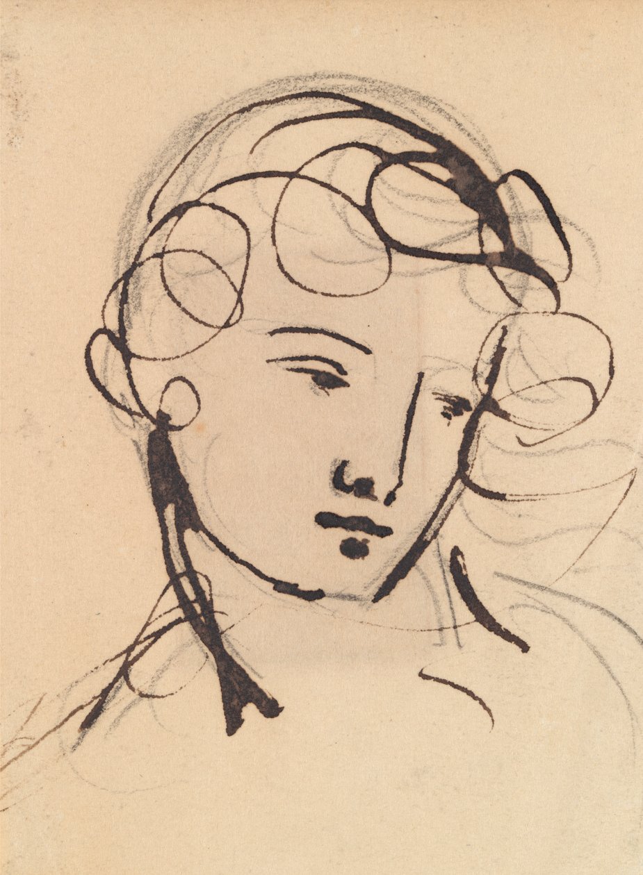 Portrait Study by Benjamin Robert Haydon