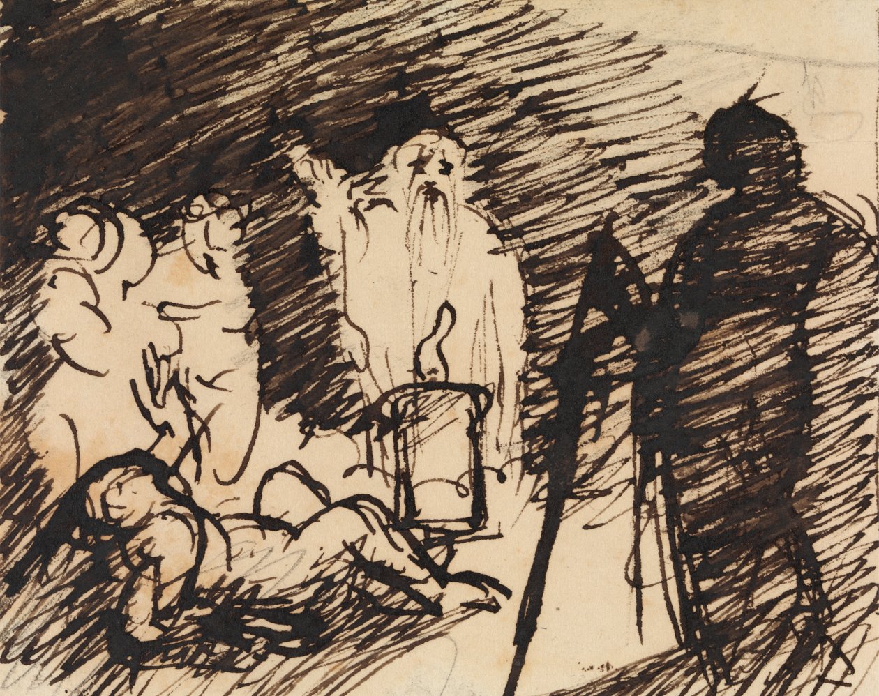 Study of a Biblical Scene by Benjamin Robert Haydon