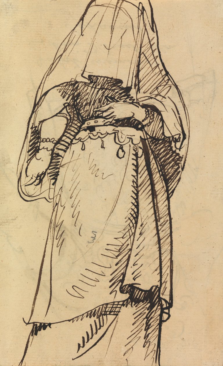Study of a Veiled Woman by Benjamin Robert Haydon