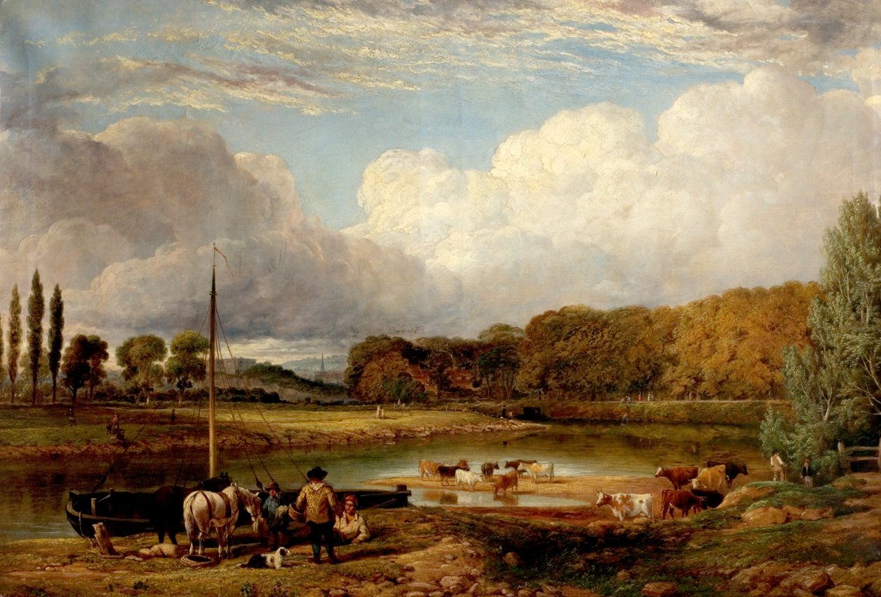 View at Wilford, Nottingham, c.1830 by Benjamin Shipman