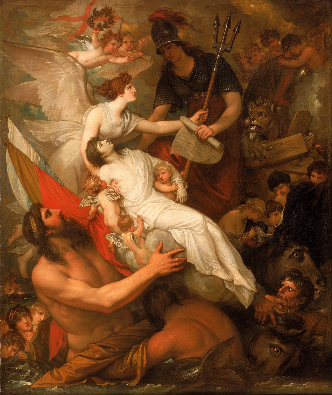 The Immortality of Nelson by Benjamin West
