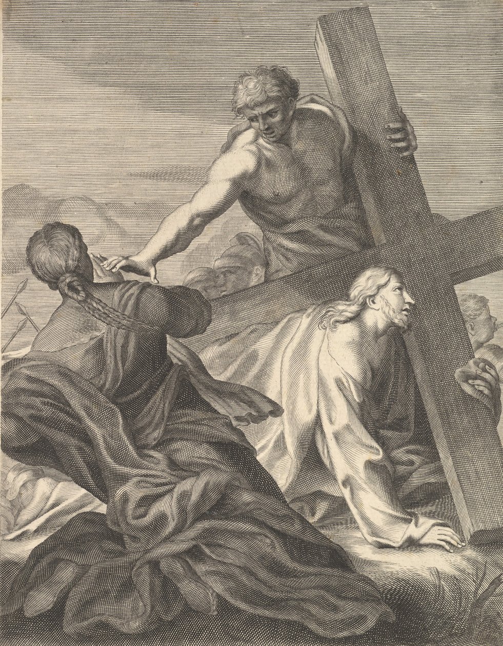 Christ Carrying the Cross by Benoit Thiboust