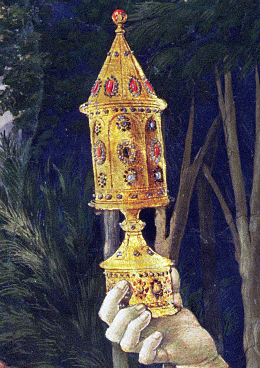 Detail from the Journey of the Magi cycle in the chapel, c.1460 by Benozzo di Lese di Sandro Gozzoli