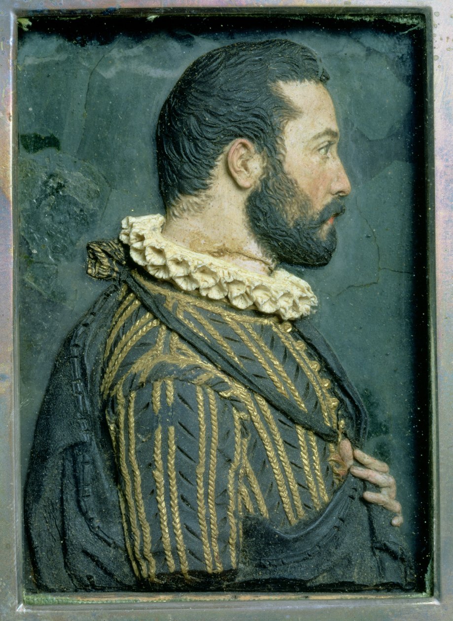 Portrait Relief of Francis I, King of France by Benvenuto Cellini