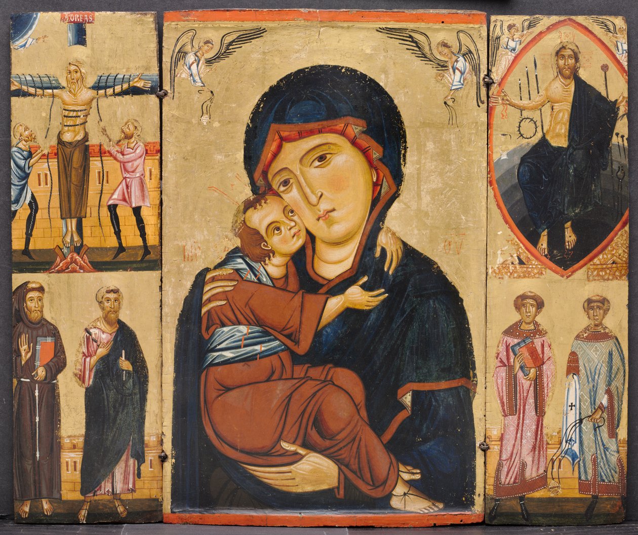 Virgin and Child with Saints by Berlinghiero