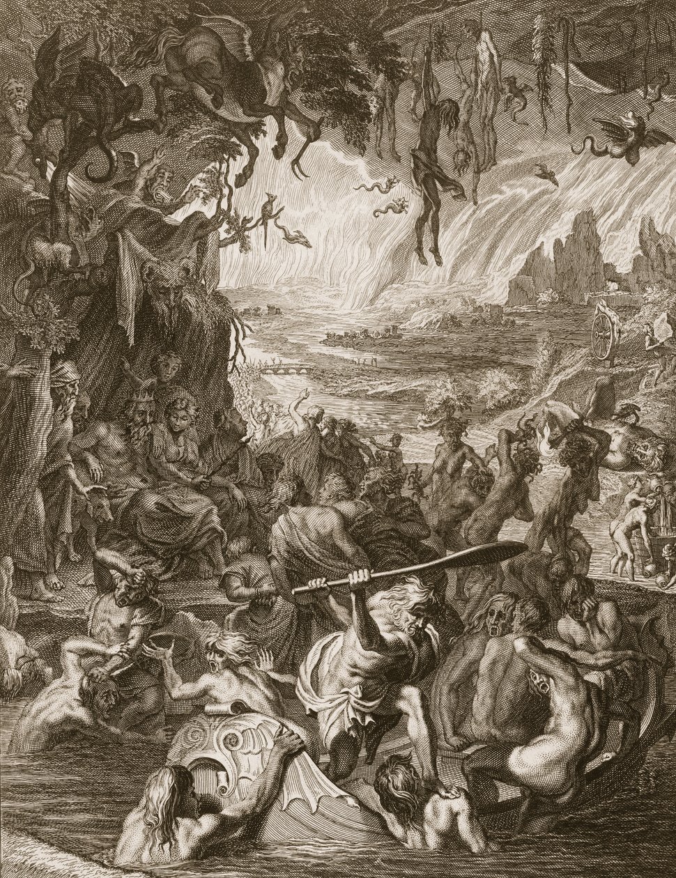 Scene of Hell by Bernard Picart