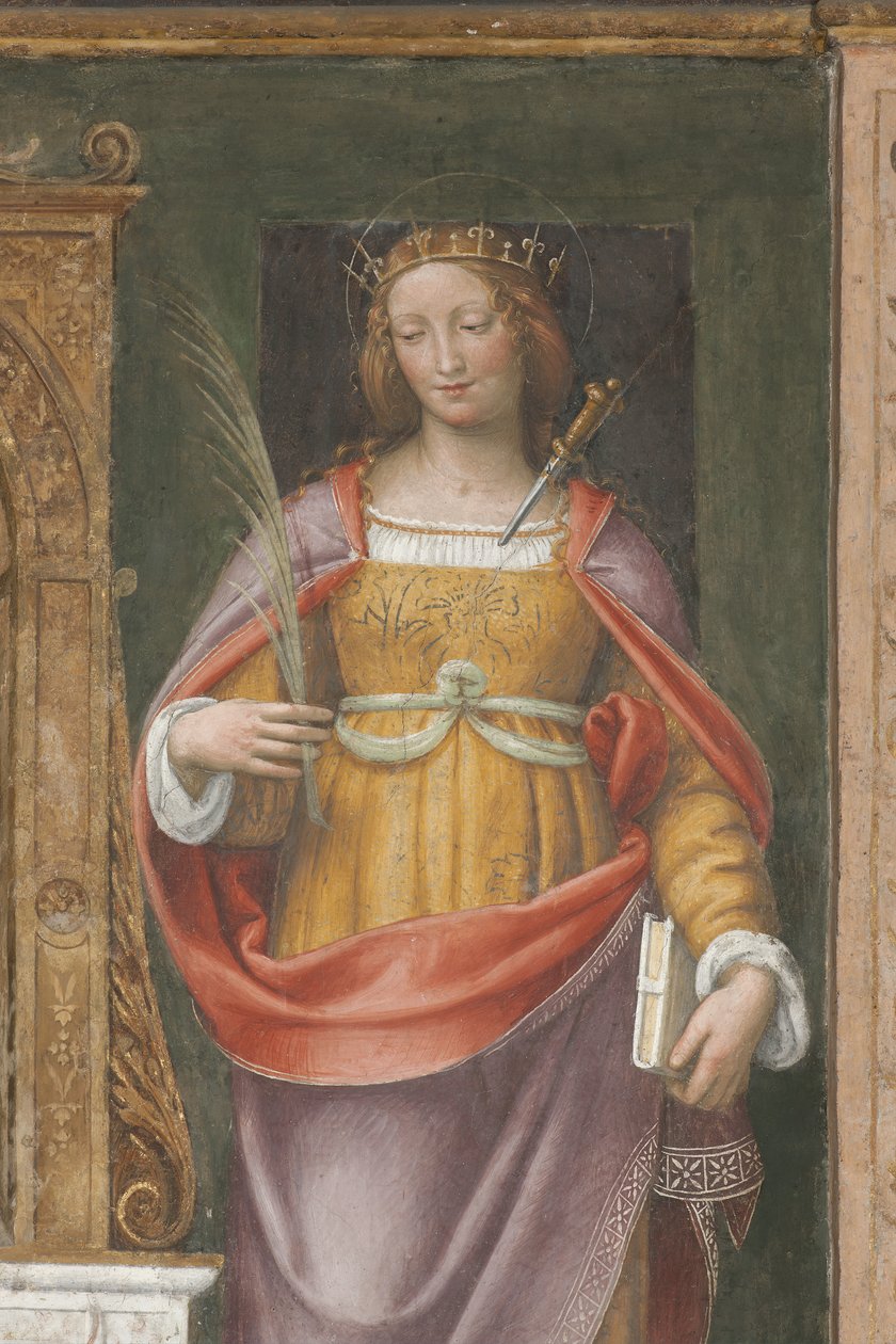 Saint Justina by Bernardino Luini