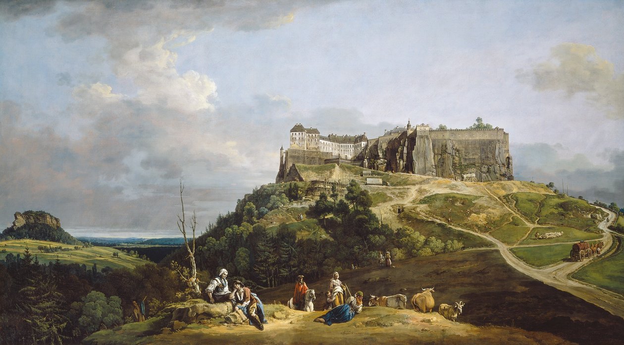 Fortress Königstein by Bernardo Bellotto