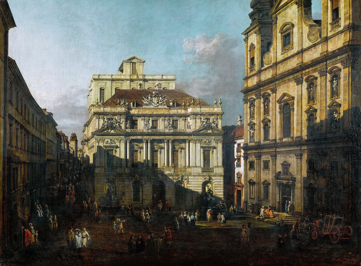 Square in Front of the University by Bernardo Bellotto