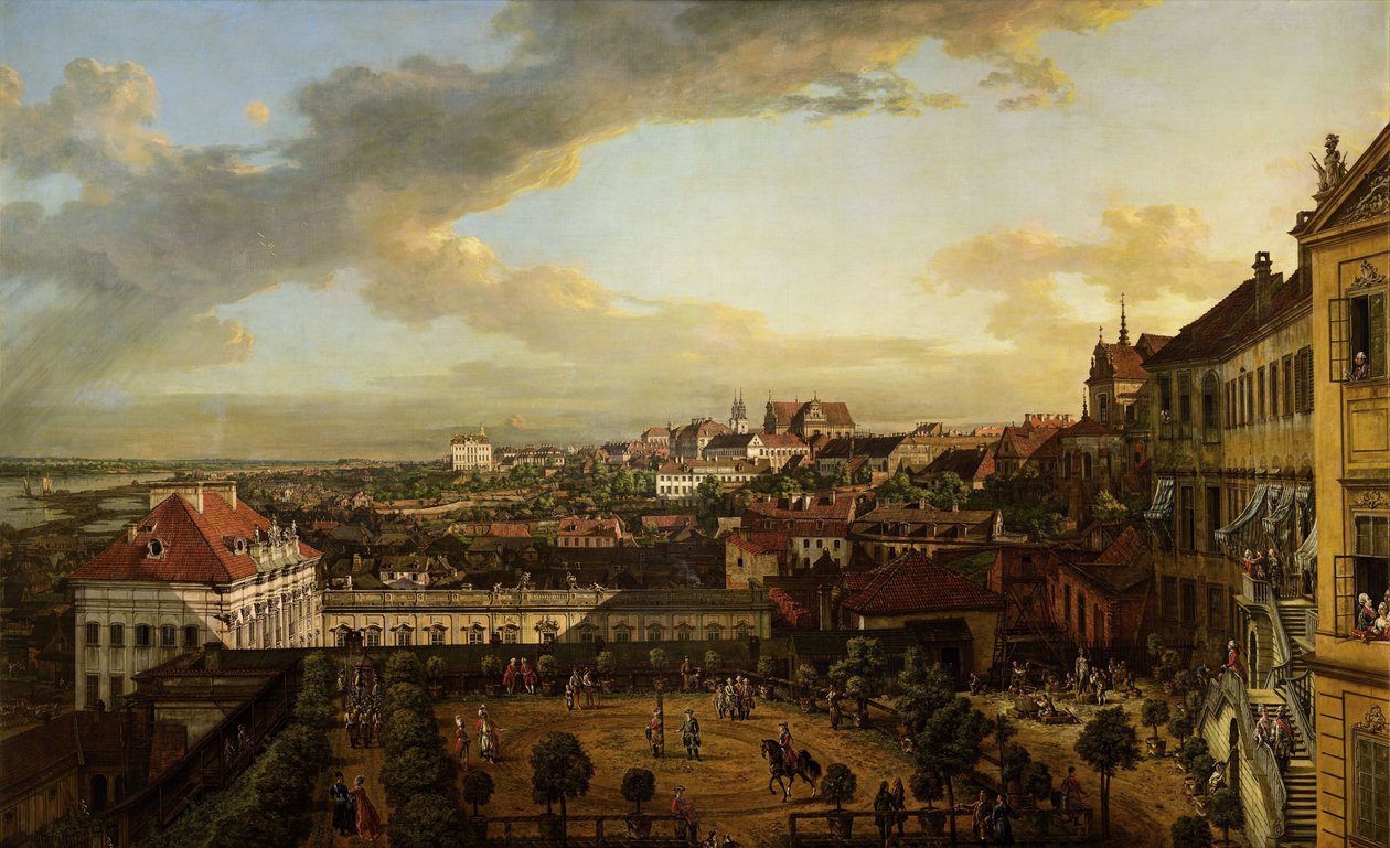 View of Warsaw from the Terrace of the Royal Castle by Bernardo Bellotto