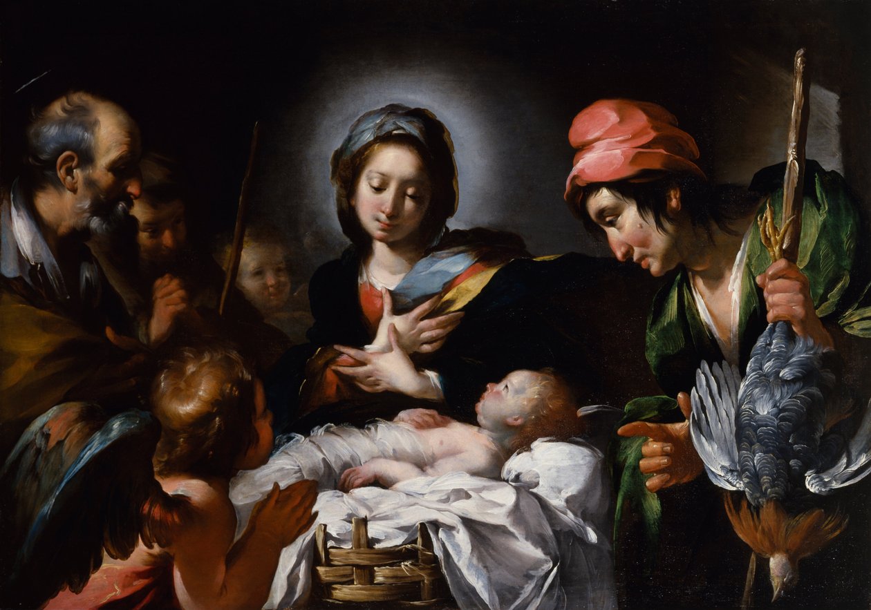 Adoration of the Shepherds by Bernardo Strozzi