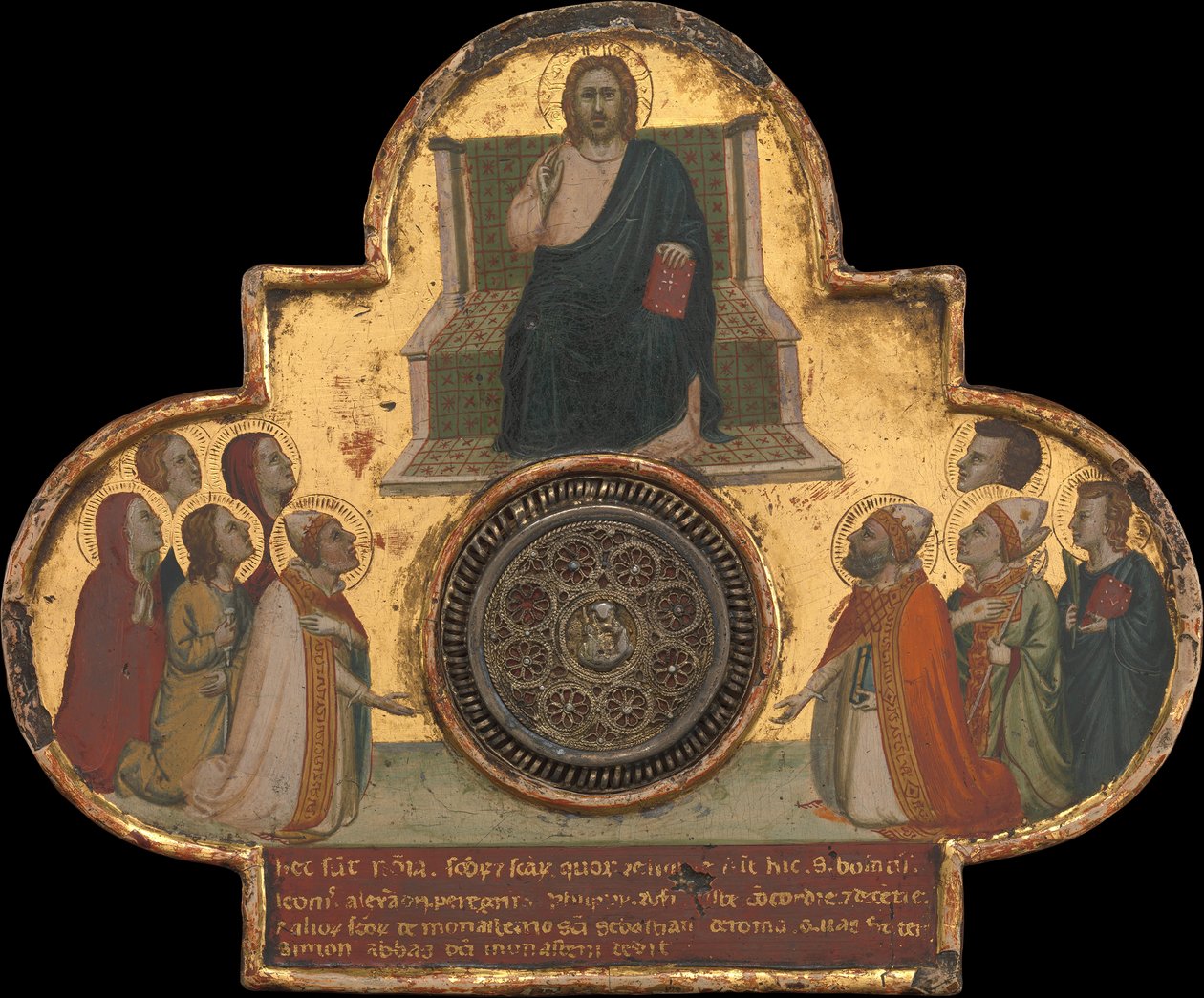 Christ Enthroned with Saints, ca. 1325 by Bernardo Daddi