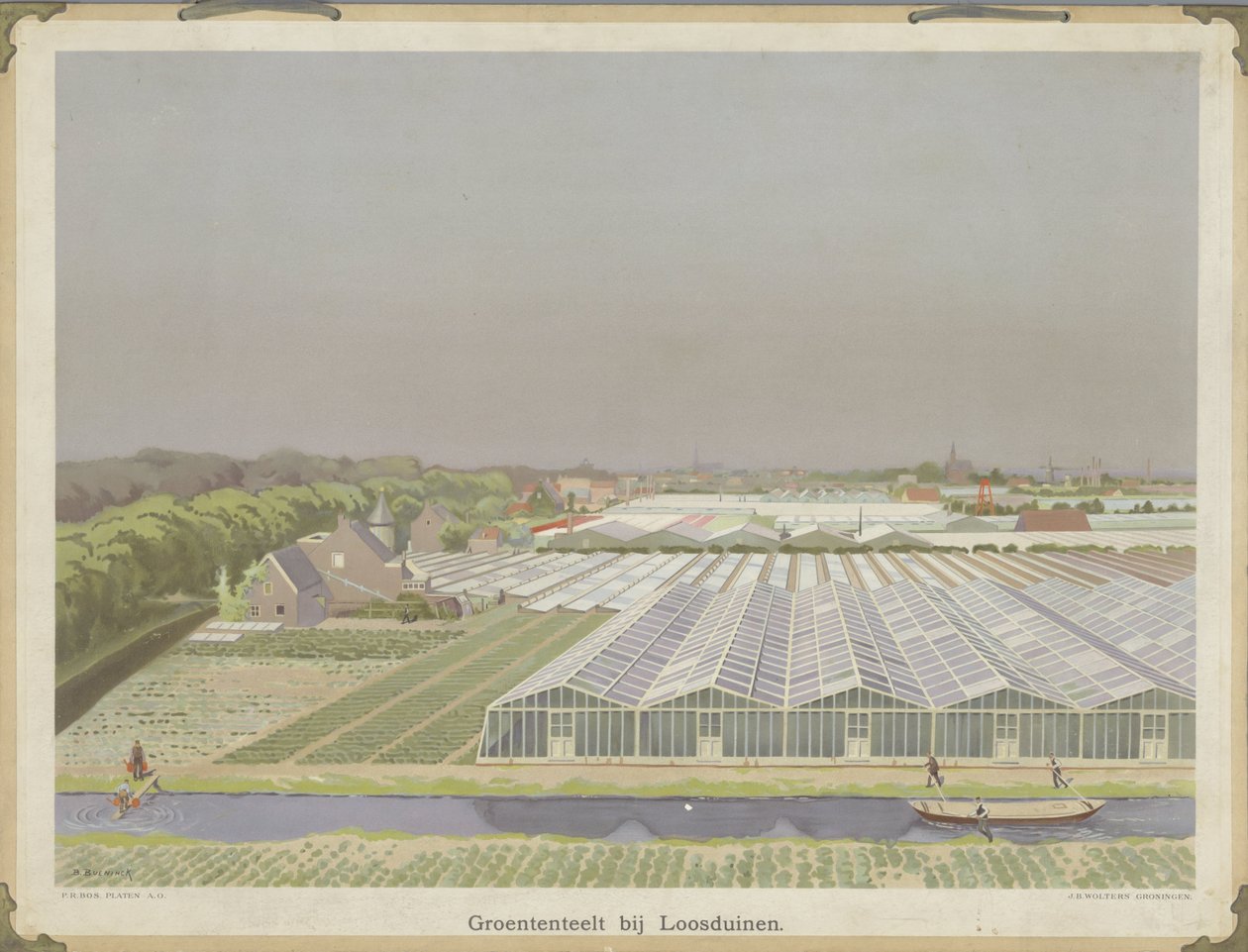 Vegetable Cultivation at Loosduinen by Bernardus Bueninck