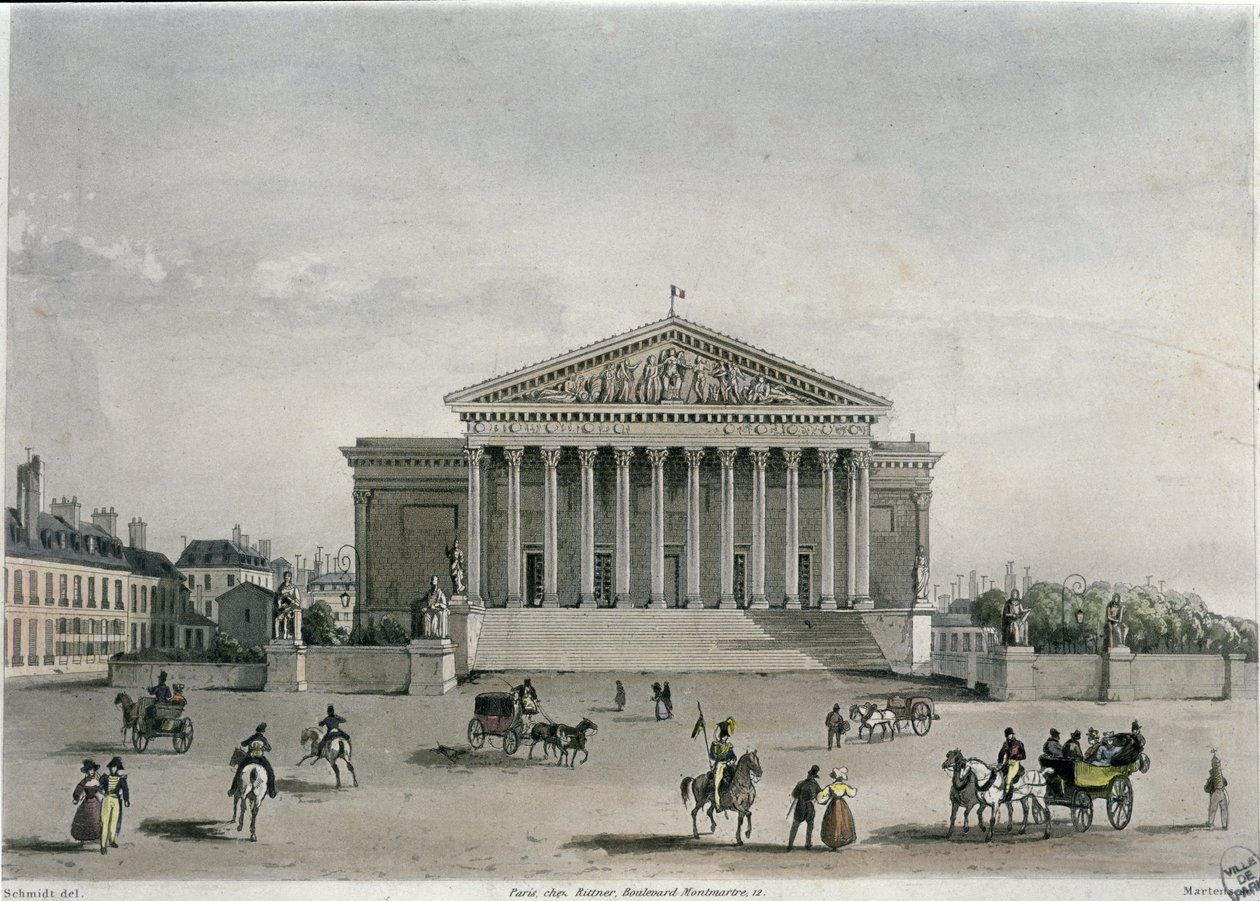 The Chamber of Deputies, Paris by Bernhard Schmidt