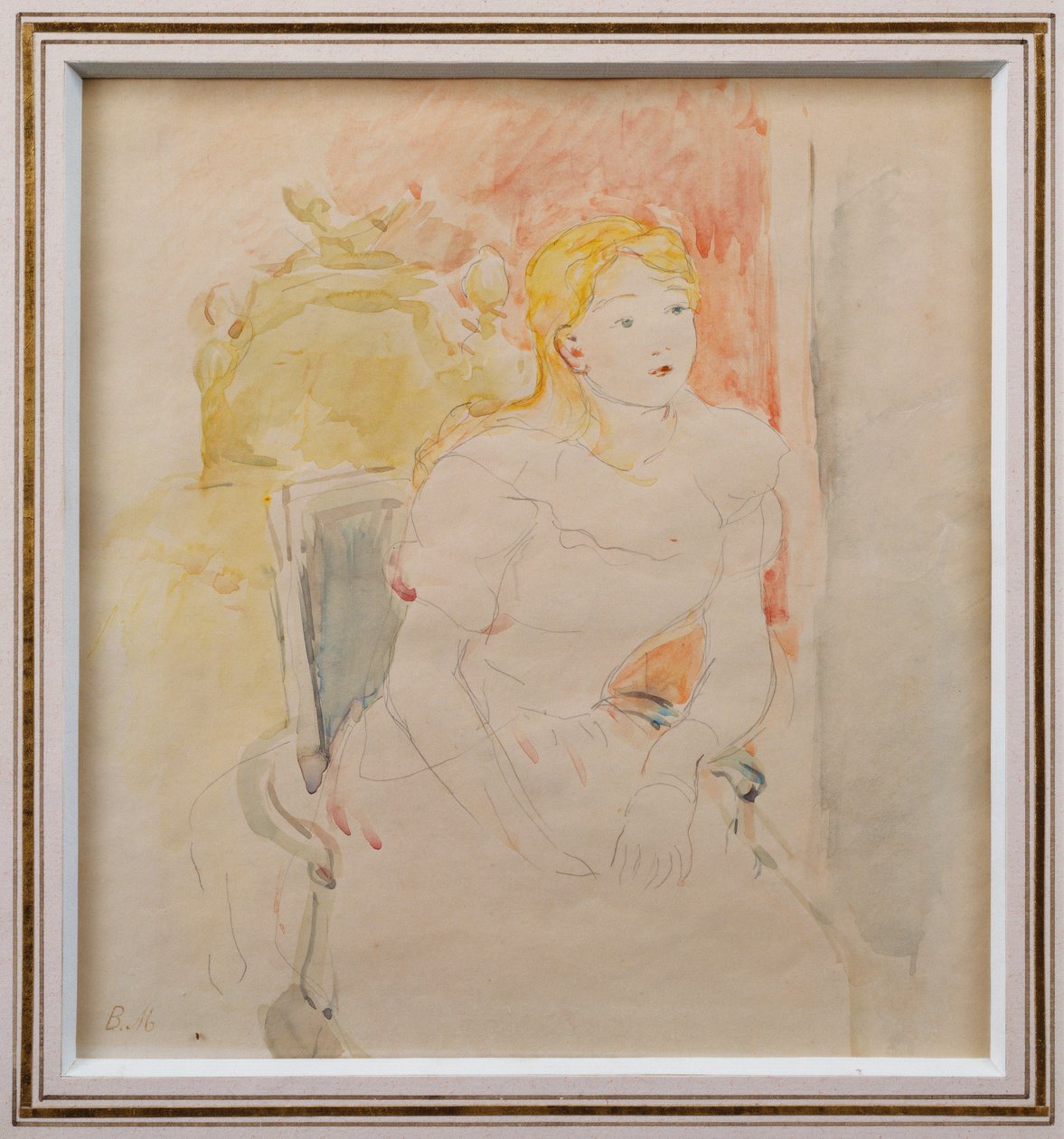Julie Seated by Berthe Morisot
