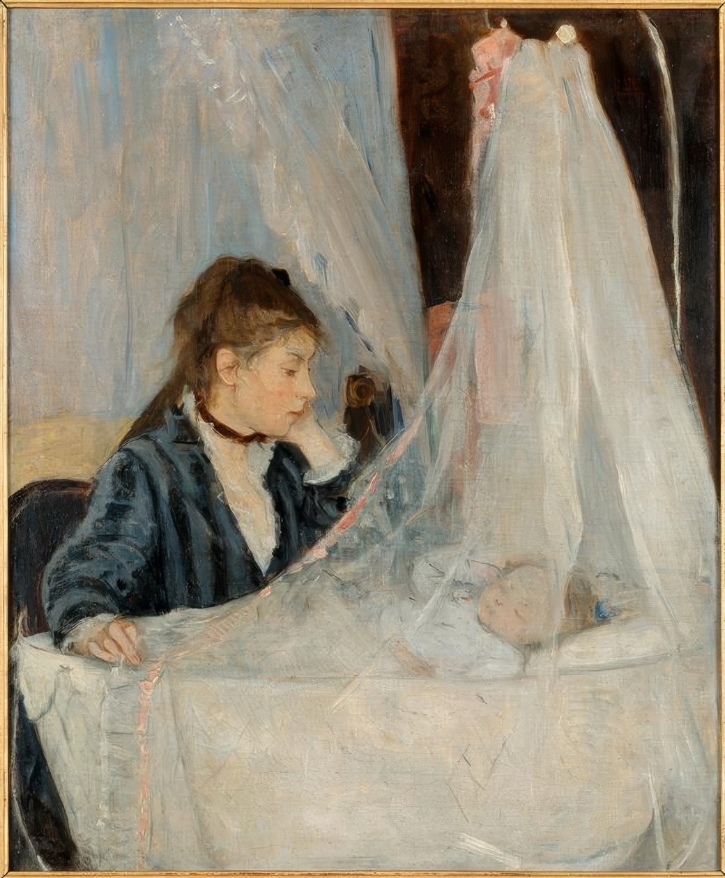 The Cradle by Berthe Morisot