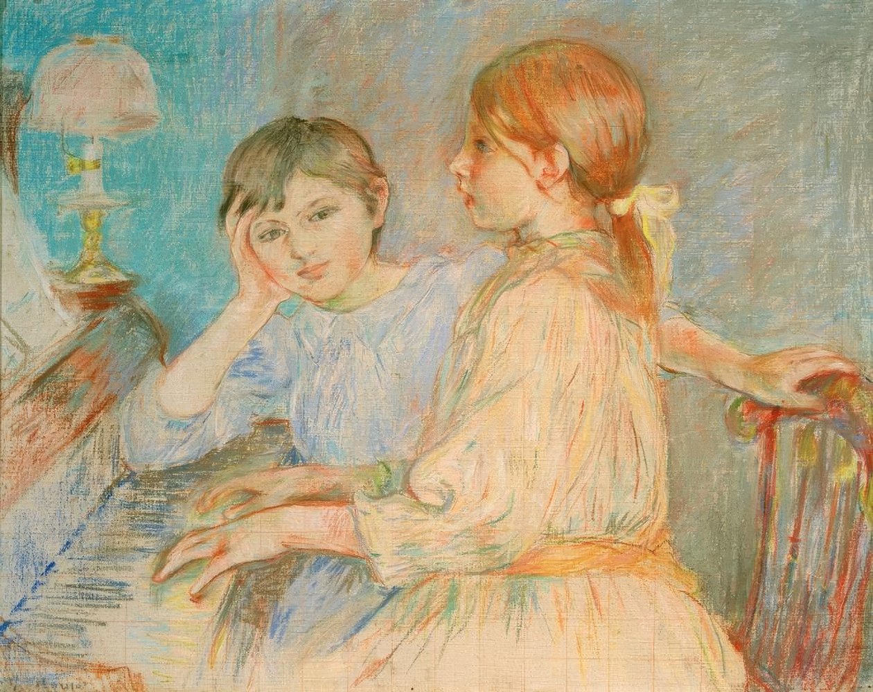 The Piano by Berthe Morisot
