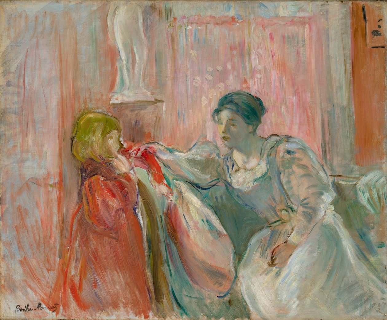 Young Woman and Child by Berthe Morisot