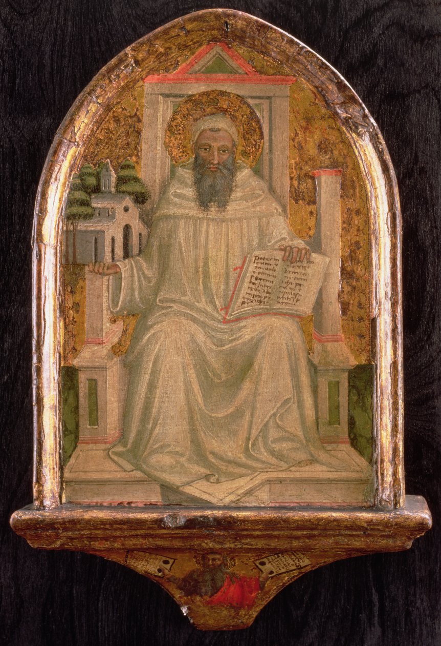 St. Romuald (d.1027) by Bicci di Lorenzo