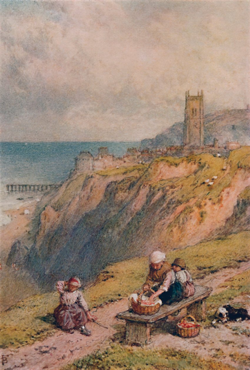 View of Cromer by Birket Foster