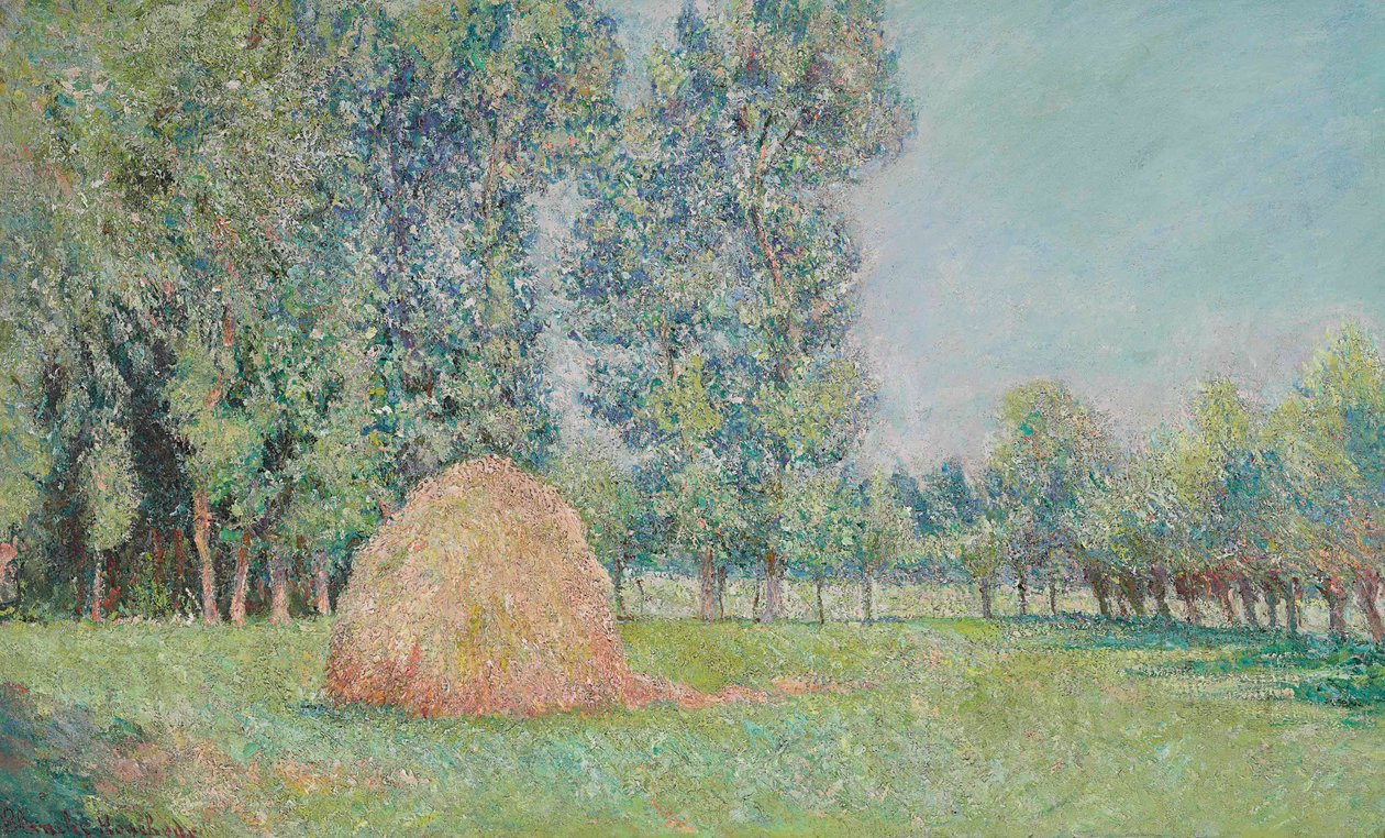 The Haystack, Plains of Ajoux, Giverny by Blanche Hoschede Monet