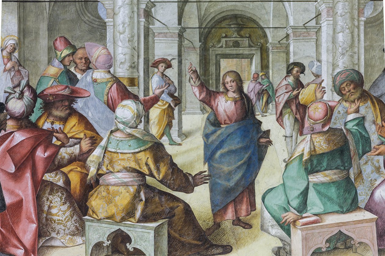 Jesus among the Scribes by Boccaccio Boccaccino