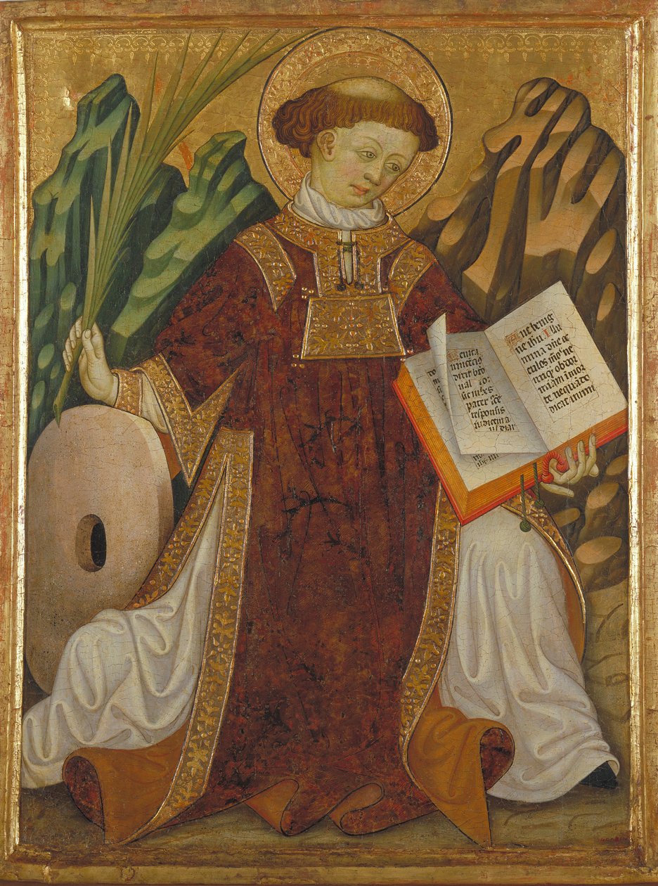 Saint Vincent, ca 1430 by Bonanat Zaortiga