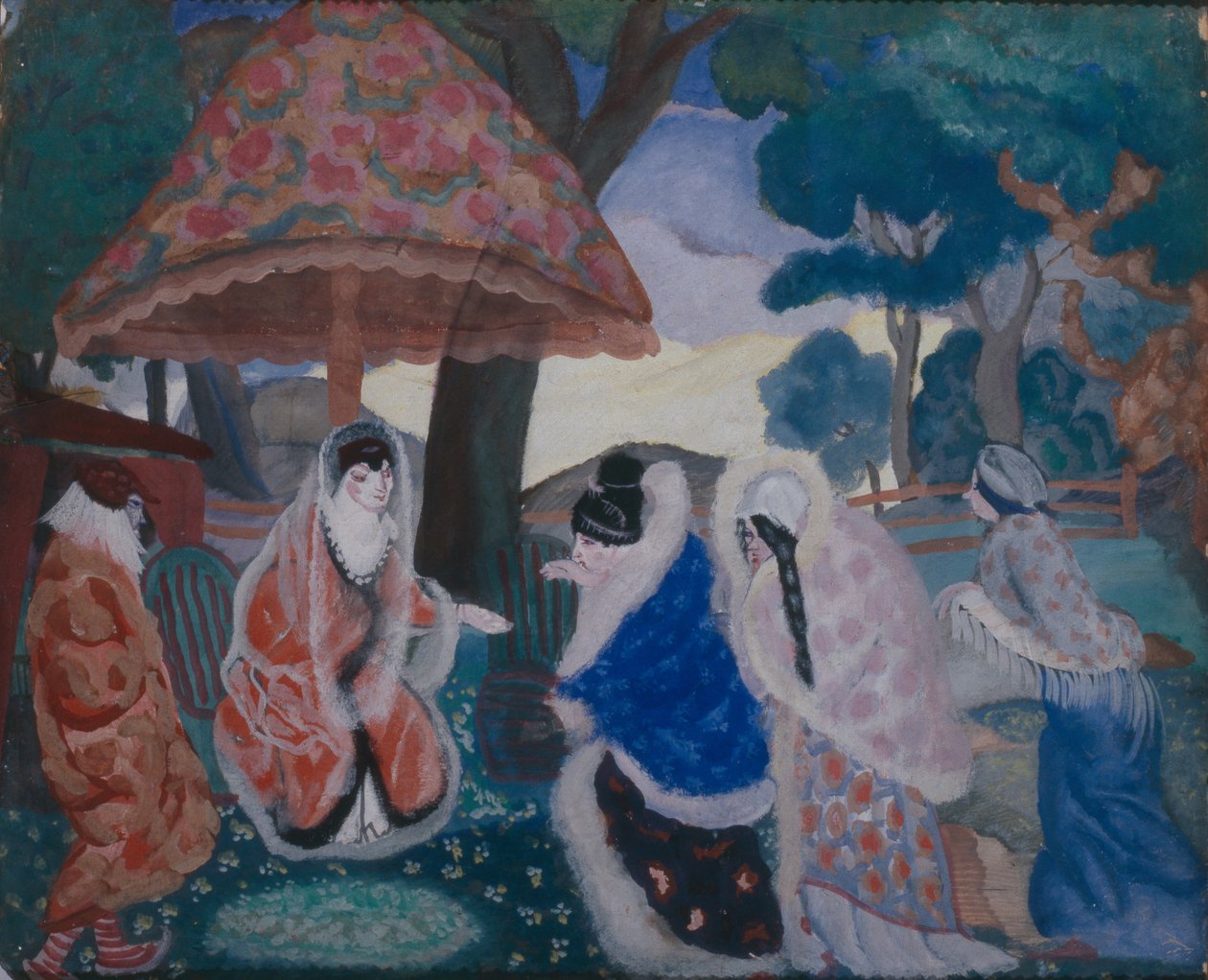 Greeting the Newlyweds by Boris Dmitrievich Grigoriev