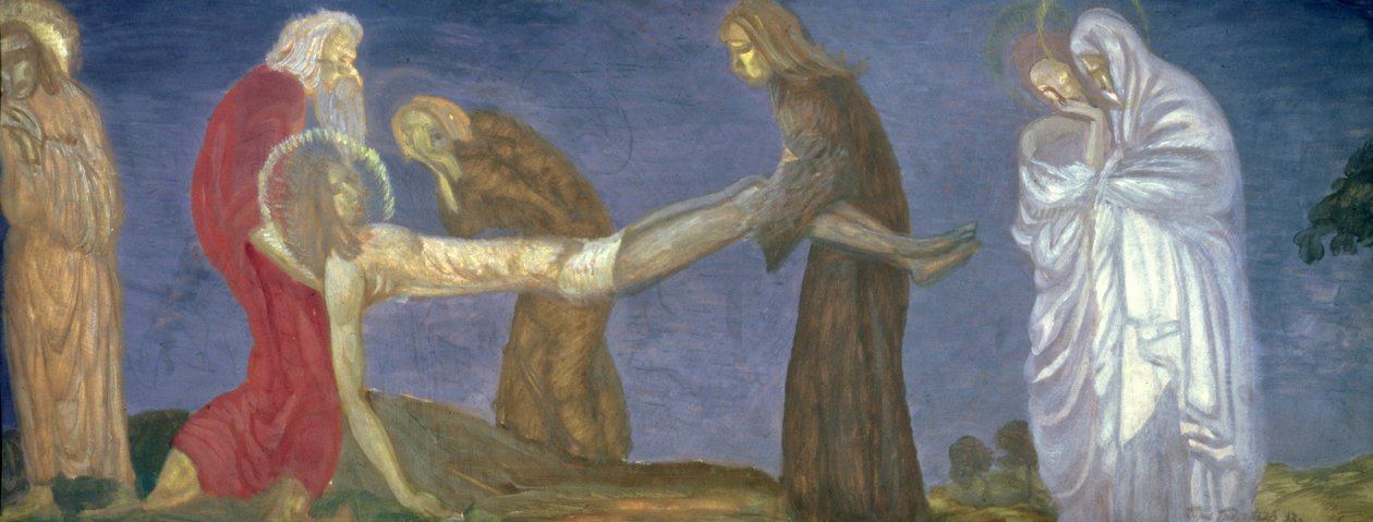The Entombment, 1913 by Boris Dmitrievich Grigoriev