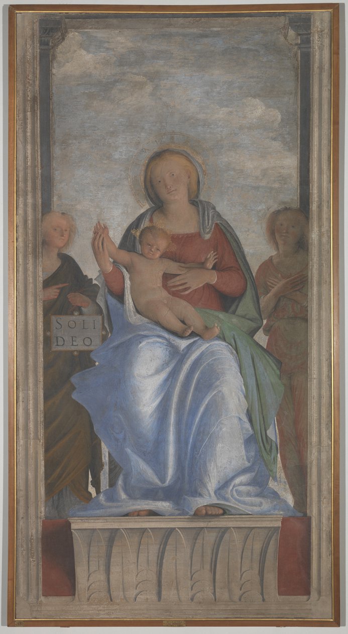 The Virgin and Child with Two Angels by Bramantino