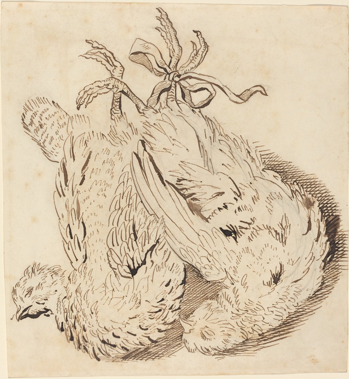 Two Dead Chickens by British 18th Century
