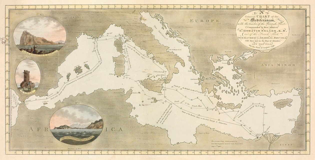 General Chart of the Mediterranean by British School