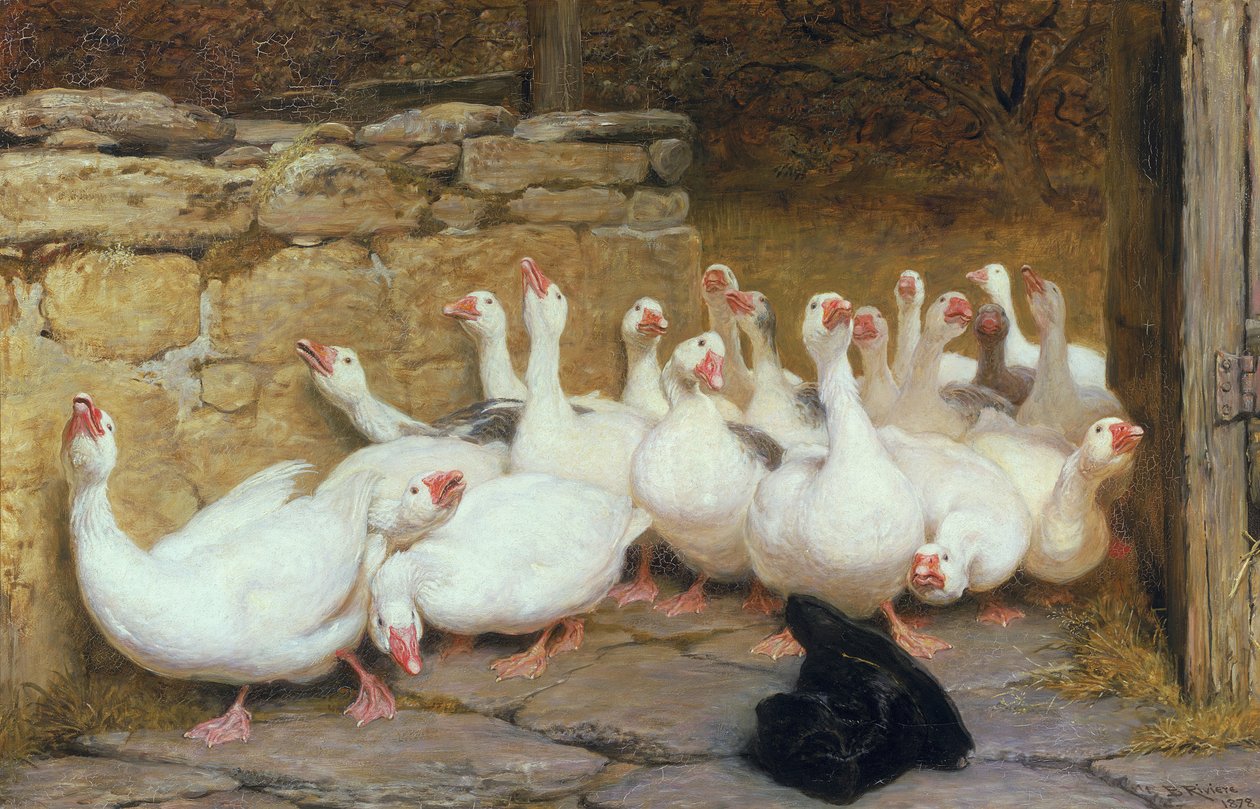 An Anxious Moment by Briton Riviere