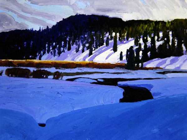 Winter Landscape by Bror Lindh